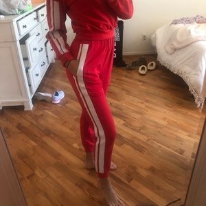 Red Sweat Pants